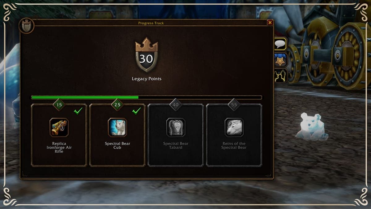 WoW Forever Legacy System: Points, Trees and Perks